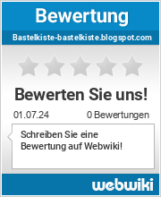 Bewertungen zu bastelkiste-bastelkiste.blogspot.com