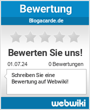 Bewertungen zu blogacarde.de