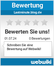 Bewertungen zu lastminute.blog.de