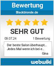 Bewertungen zu blackblonde.de