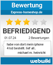 Bewertungen zu express-homeshop.de
