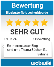 Bewertungen zu bluebutterfly-buecherblog.de
