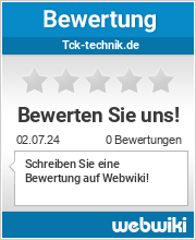 Bewertungen zu tck-technik.de