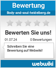Bewertungen zu body-and-soul-heidelberg.de