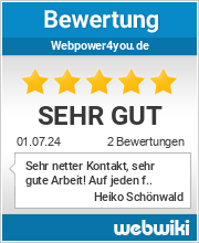 Bewertungen zu webpower4you.de
