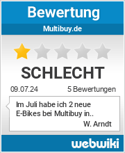Bewertungen zu multibuy.de