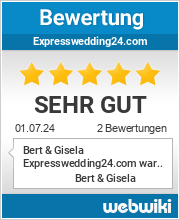 Bewertungen zu expresswedding24.com