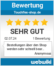 Bewertungen zu touchflex-shop.de