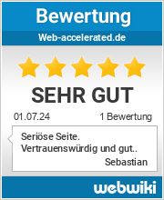Bewertungen zu web-accelerated.de