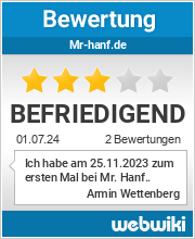 Bewertungen zu mr-hanf.de