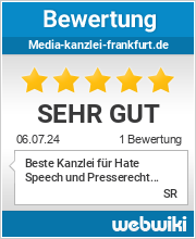 Bewertungen zu media-kanzlei-frankfurt.de