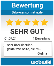 Bewertungen zu baby-sensormatte.de