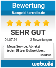 Bewertungen zu bussgeld-kontrolle.de