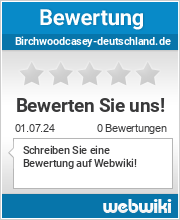 Bewertungen zu birchwoodcasey-deutschland.de