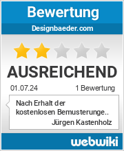 Bewertungen zu designbaeder.com