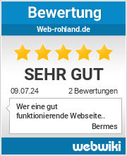 Bewertungen zu web-rohland.de