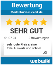 Bewertungen zu modellbahn-ruckert.de