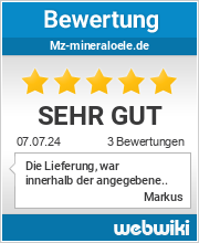 Bewertungen zu mz-mineraloele.de