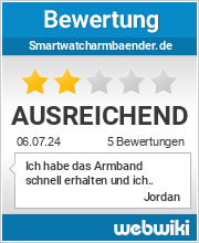 Bewertungen zu smartwatcharmbaender.de
