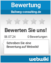 Bewertungen zu ballweg-consulting.de