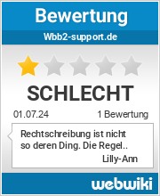Bewertungen zu wbb2-support.de