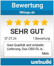 Bewertungen zu mitiago.de