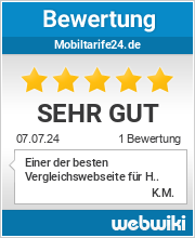 Bewertungen zu mobiltarife24.de