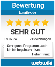 Bewertungen zu lunaflex.de