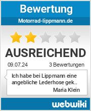 Bewertungen zu motorrad-lippmann.de