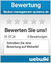 Bewertungen zu becker-management-systeme.de