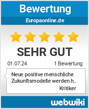 Bewertungen zu europaonline.de