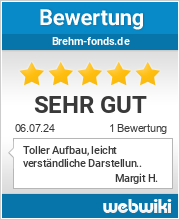 Bewertungen zu brehm-fonds.de