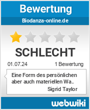 Bewertungen zu biodanza-online.de