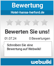 Bewertungen zu hotel-hansa-herford.de
