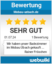 Bewertungen zu mobau-uebach.de