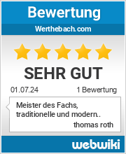 Bewertungen zu werthebach.com