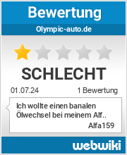 Bewertungen zu olympic-auto.de