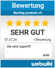 Bewertungen zu burning-goatees.ch