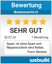 Bewertungen zu businessworld.ch