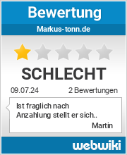 Bewertungen zu markus-tonn.de