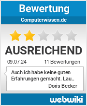 Bewertungen zu computerwissen.de