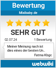 Bewertungen zu mixibaby.de