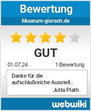 Bewertungen zu museum-giersch.de