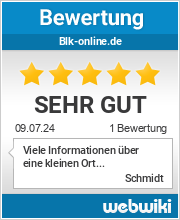 Bewertungen zu blk-online.de