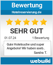 Bewertungen zu hotelreservierung.de