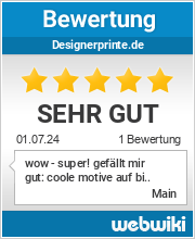 Bewertungen zu designerprinte.de