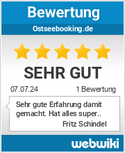 Bewertungen zu ostseebooking.de