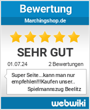 Bewertungen zu marchingshop.de