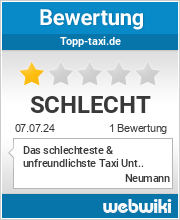 Bewertungen zu topp-taxi.de