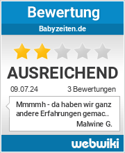 Bewertungen zu babyzeiten.de